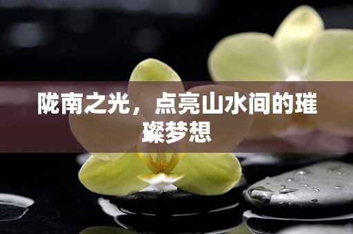 陇南之光，点亮山水间的璀璨梦想