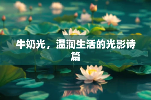 牛奶光，温润生活的光影诗篇