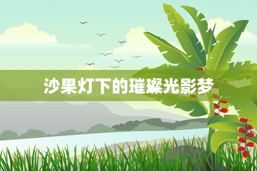 沙果灯下的璀璨光影梦