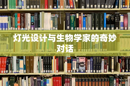 灯光设计与生物学家的奇妙对话
