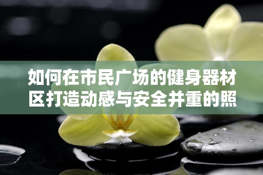如何在市民广场的健身器材区打造动感与安全并重的照明方案？