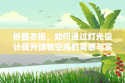 折叠衣柜，如何通过灯光设计提升储物空间的美感与实用性？