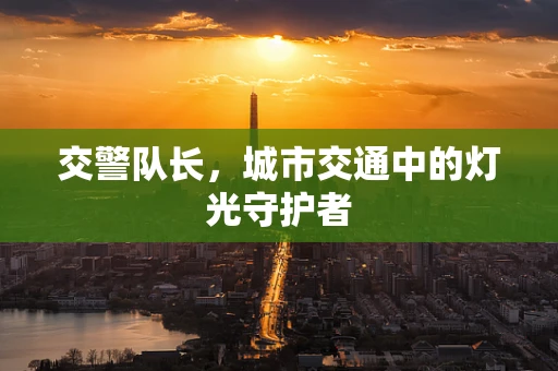 交警队长，城市交通中的灯光守护者