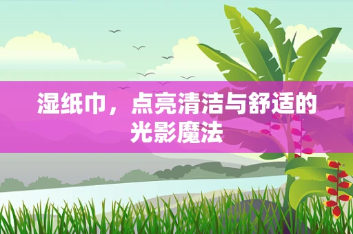 湿纸巾，点亮清洁与舒适的光影魔法