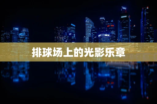 排球场上的光影乐章