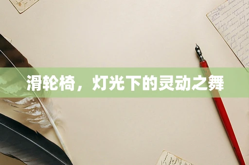 滑轮椅，灯光下的灵动之舞