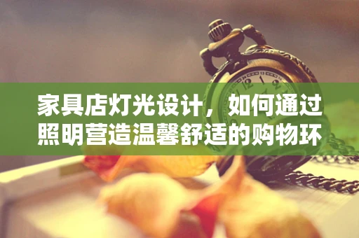 家具店灯光设计，如何通过照明营造温馨舒适的购物环境？