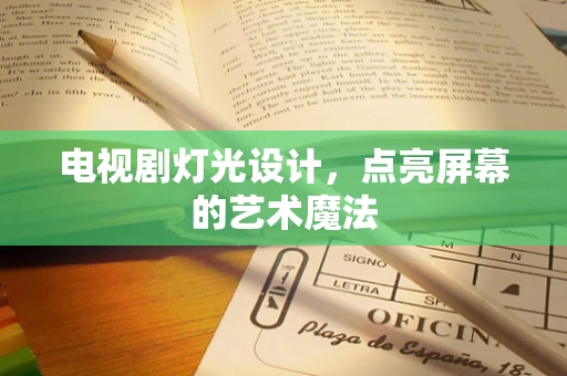 电视剧灯光设计，点亮屏幕的艺术魔法