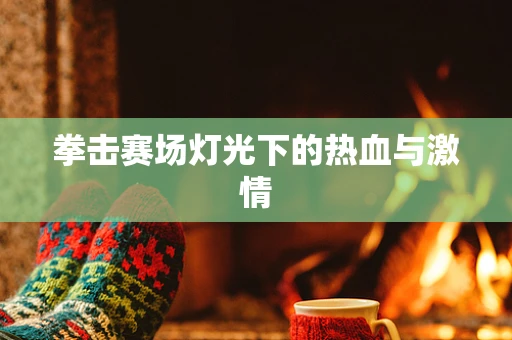 拳击赛场灯光下的热血与激情