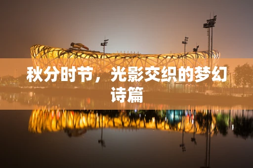 秋分时节，光影交织的梦幻诗篇