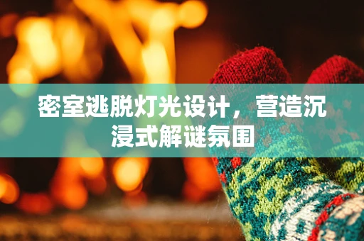 密室逃脱灯光设计，营造沉浸式解谜氛围