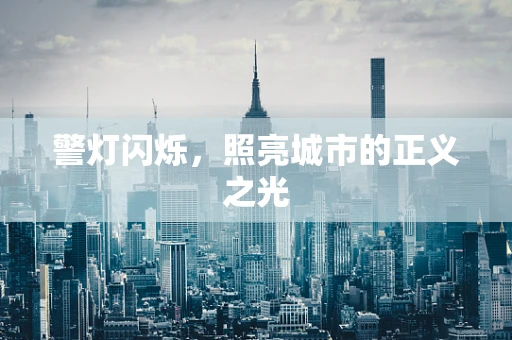 警灯闪烁，照亮城市的正义之光