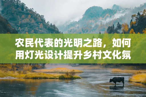 农民代表的光明之路，如何用灯光设计提升乡村文化氛围？