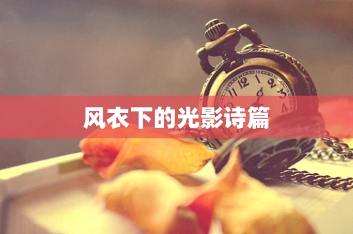 风衣下的光影诗篇