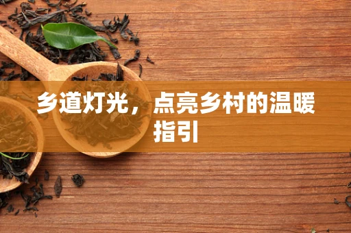 乡道灯光，点亮乡村的温暖指引