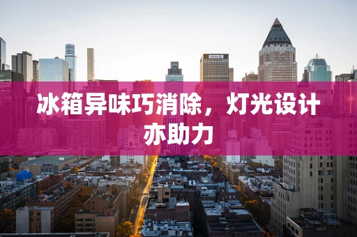 冰箱异味巧消除，灯光设计亦助力