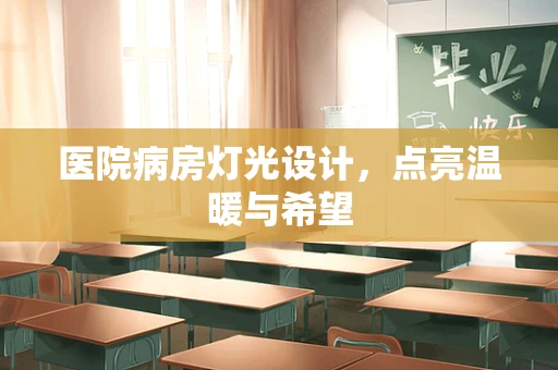 医院病房灯光设计，点亮温暖与希望