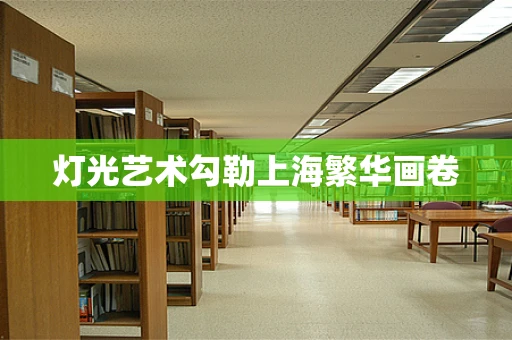 灯光艺术勾勒上海繁华画卷