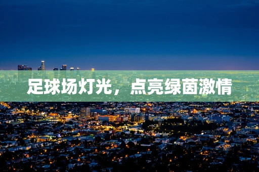 足球场灯光，点亮绿茵激情
