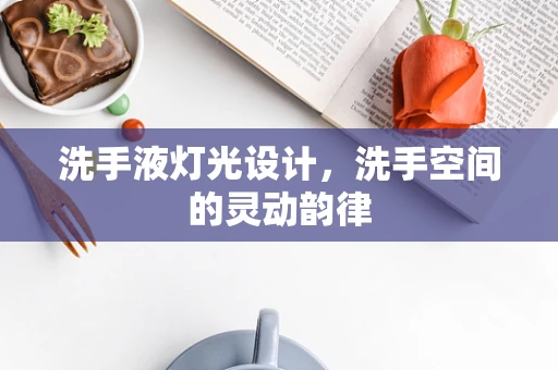 洗手液灯光设计，洗手空间的灵动韵律