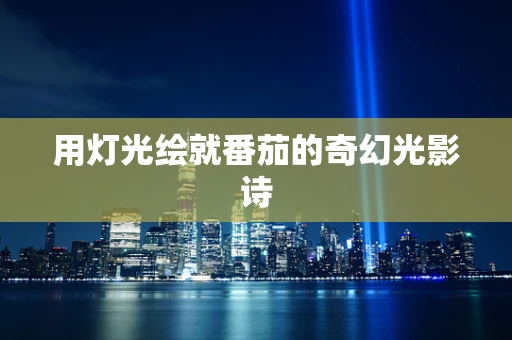 用灯光绘就番茄的奇幻光影诗