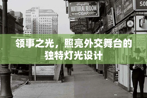 领事之光，照亮外交舞台的独特灯光设计