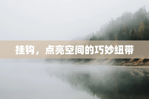 挂钩，点亮空间的巧妙纽带