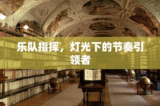 乐队指挥，灯光下的节奏引领者