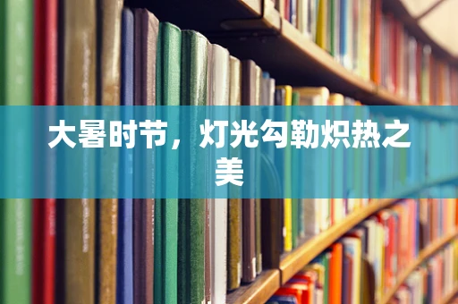 大暑时节，灯光勾勒炽热之美