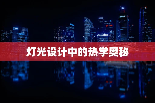 灯光设计中的热学奥秘