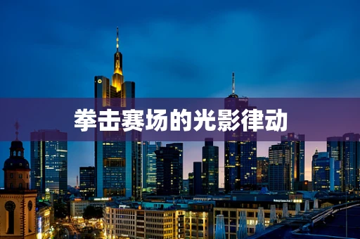拳击赛场的光影律动