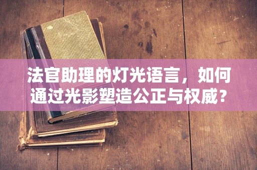 法官助理的灯光语言，如何通过光影塑造公正与权威？