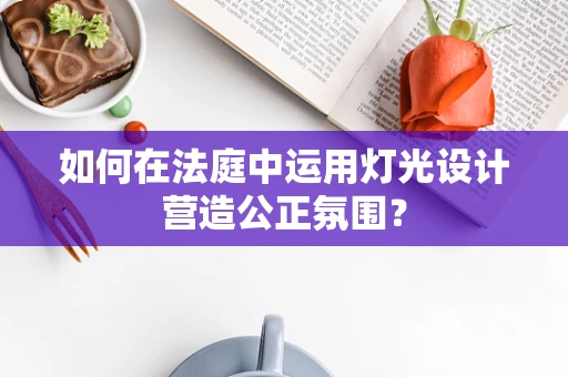 如何在法庭中运用灯光设计营造公正氛围？