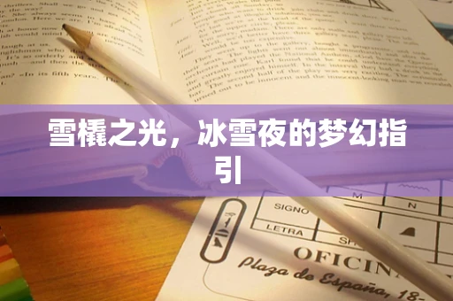 雪橇之光，冰雪夜的梦幻指引