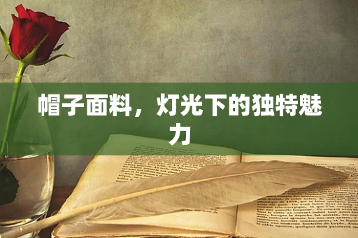 帽子面料，灯光下的独特魅力
