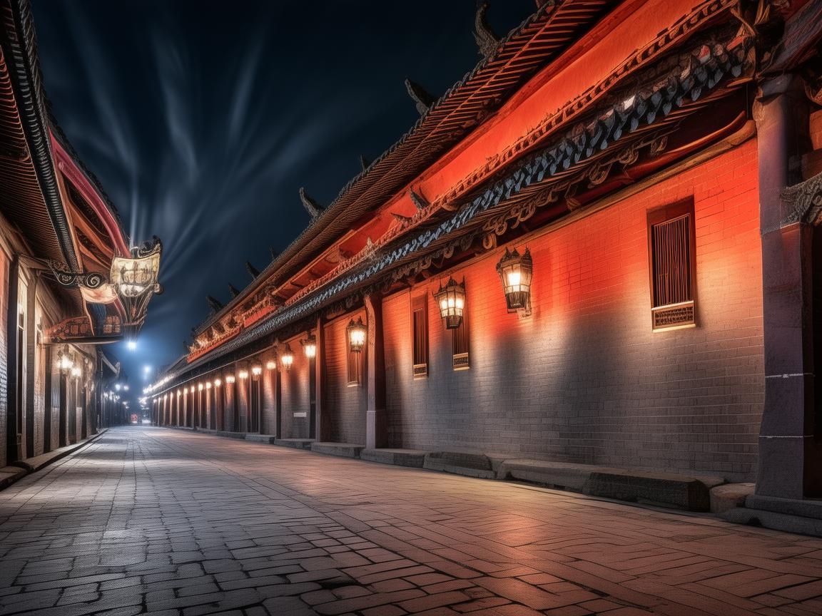 邢台古城的灯光设计，如何在历史与现代间找到光影平衡？