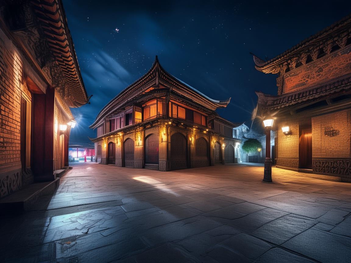光影魔术师的挑战，如何在永安古城的夜色中，重现历史与现代的和谐共生？