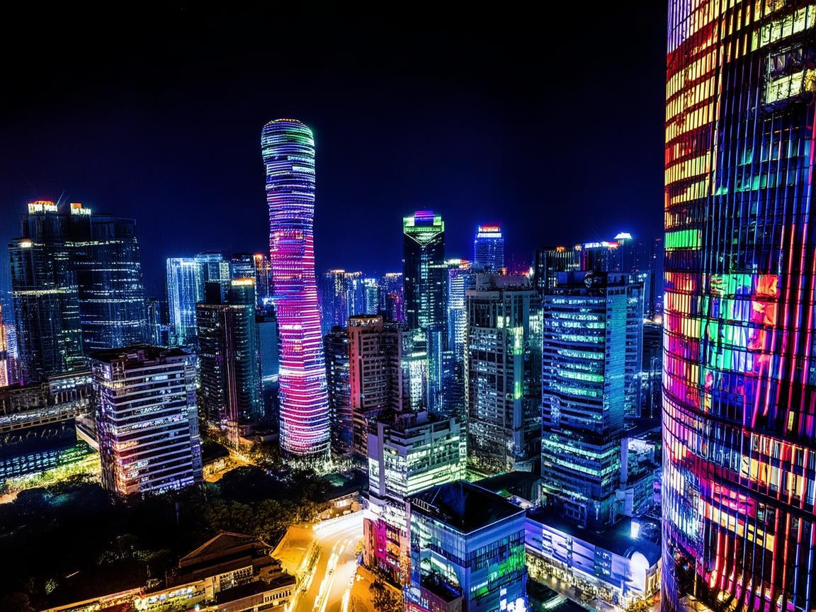 深圳之光，点亮城市的璀璨灯光