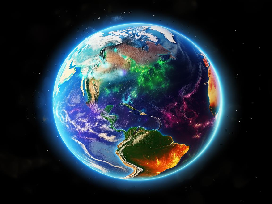 光影交织下的地球化学之光