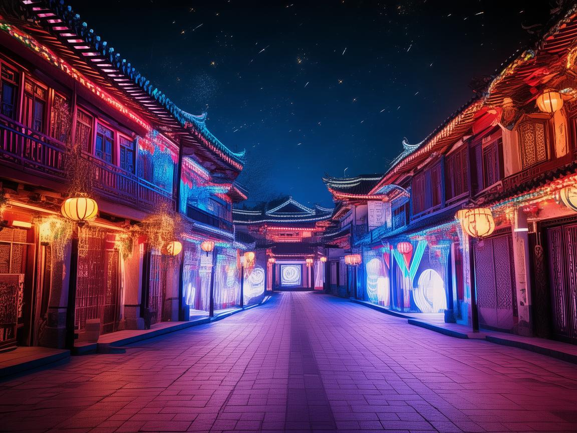 松滋灯光秀，如何通过光影艺术展现古城韵味？