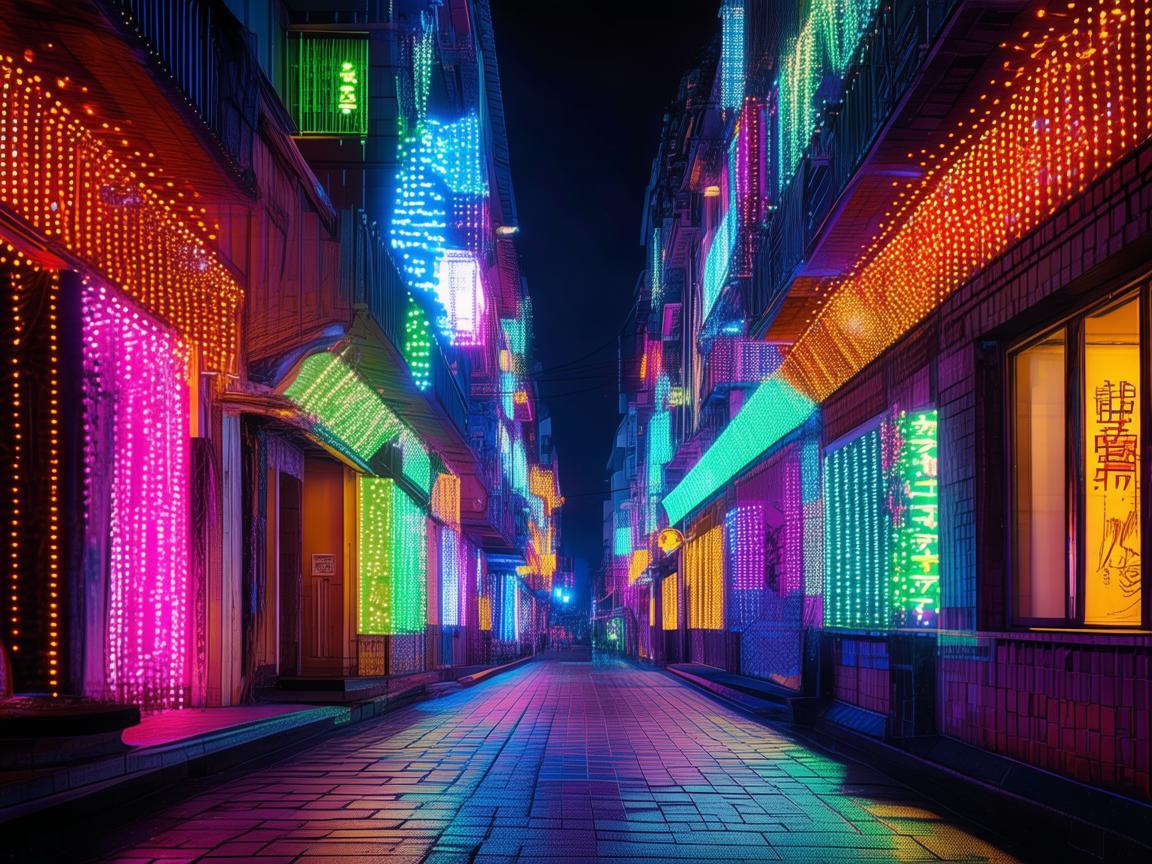 点亮安吉，灯光设计下的璀璨画卷