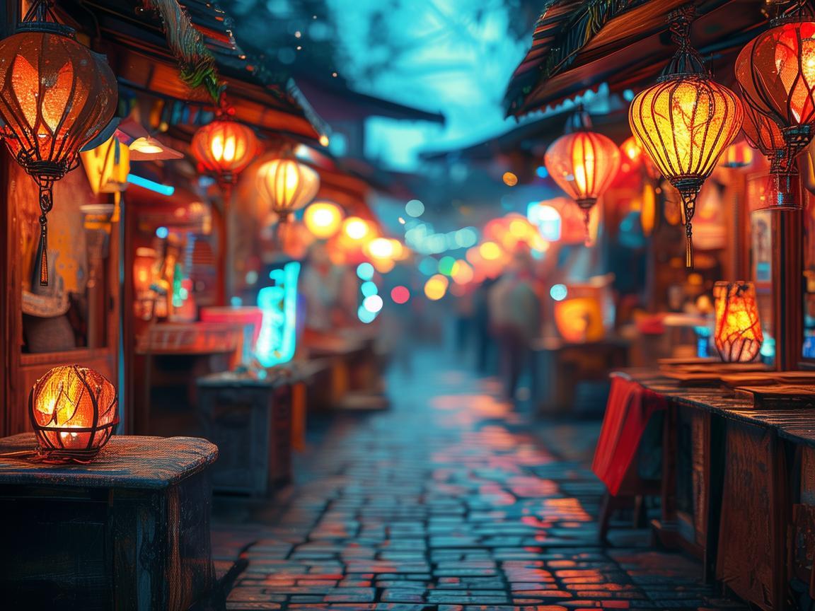 点亮夜市摊的璀璨之光