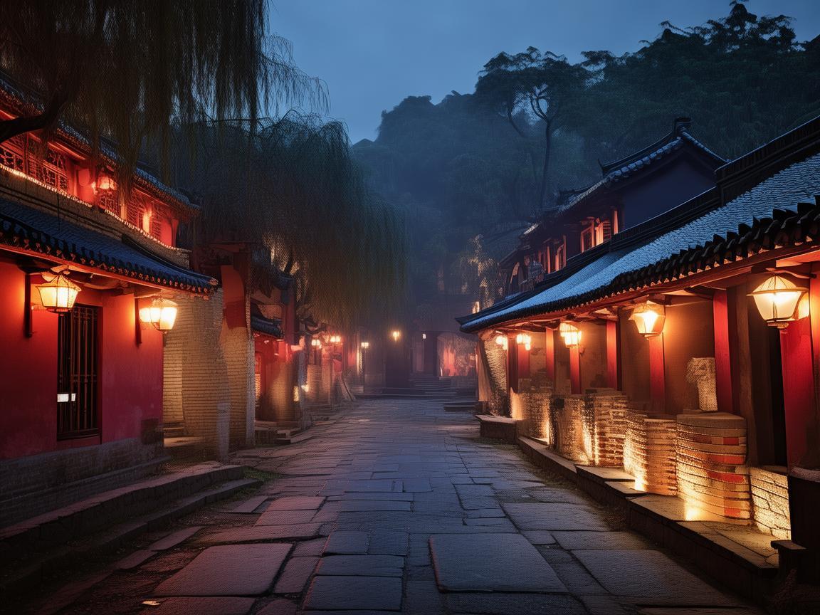 荥阳古都，如何通过灯光设计重现历史风貌？