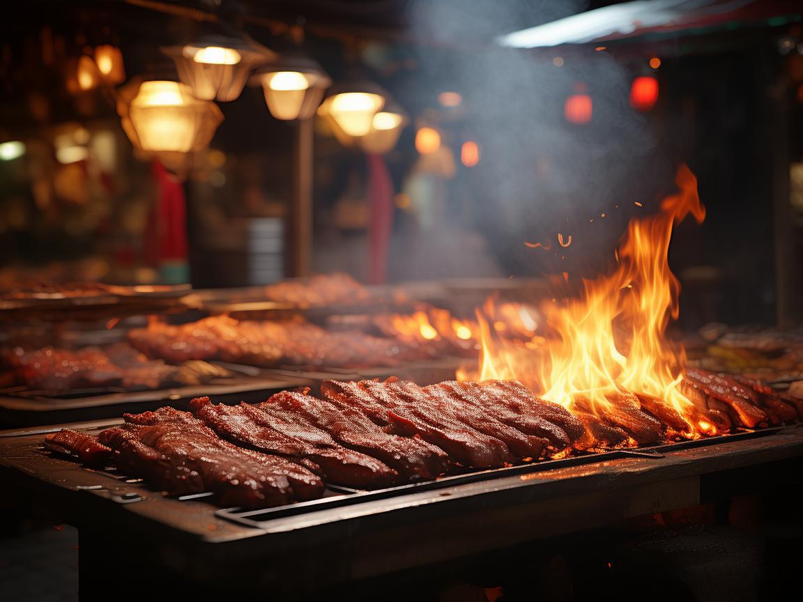 烧烤摊炭火，如何通过灯光设计营造最佳用餐氛围？