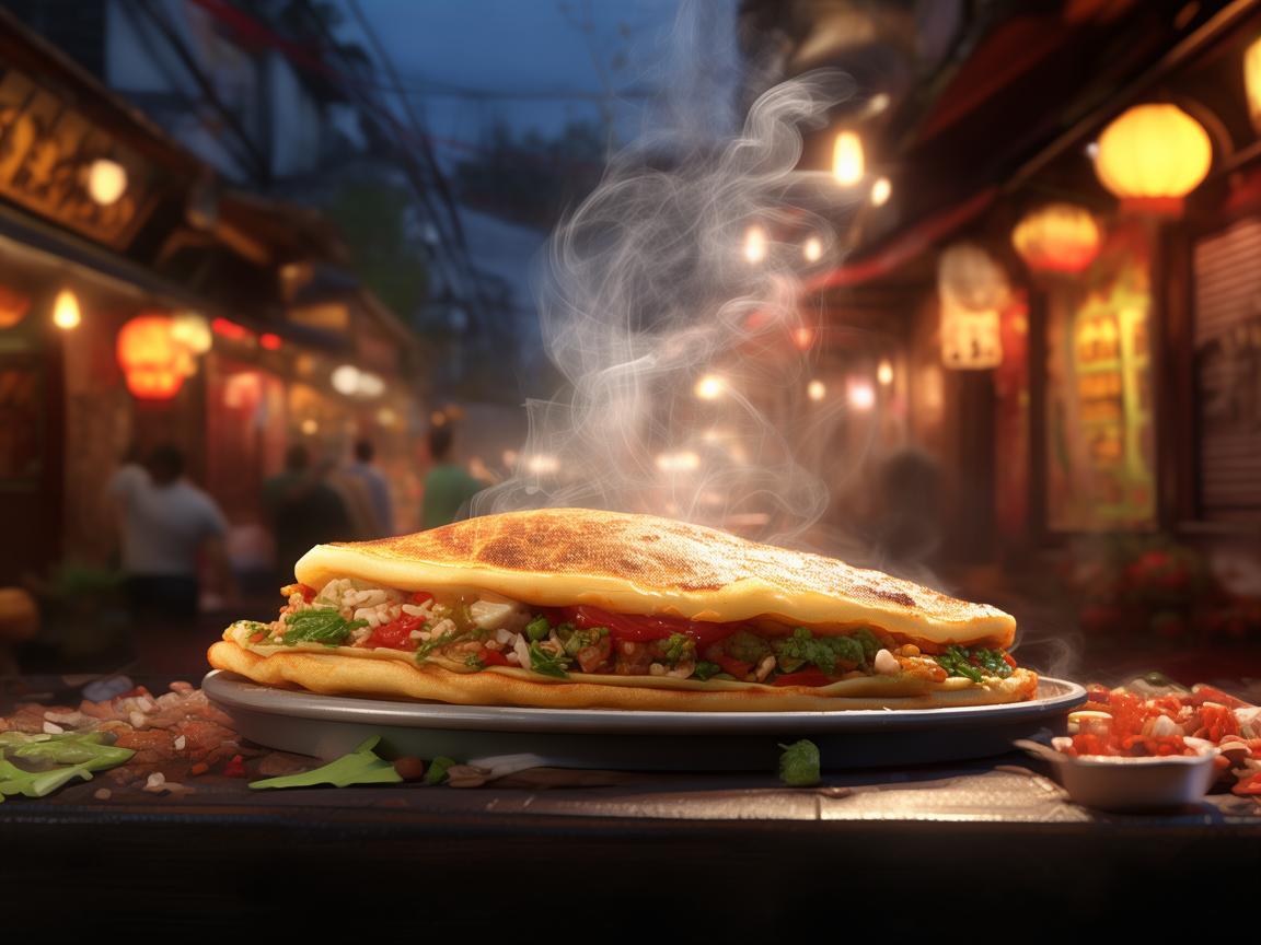 煎饼果子之光，如何用灯光营造街头美食的温馨氛围？