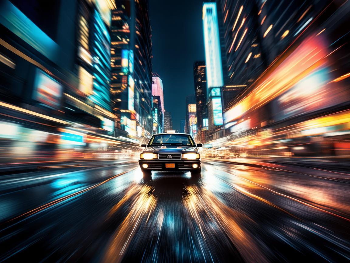 出租车，城市夜景的流动光影师？——灯光设计师的视角