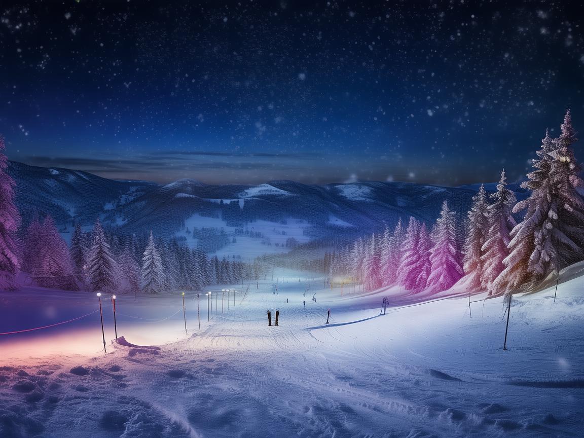 如何在滑雪场中巧妙运用灯光设计，营造梦幻般的滑雪体验？