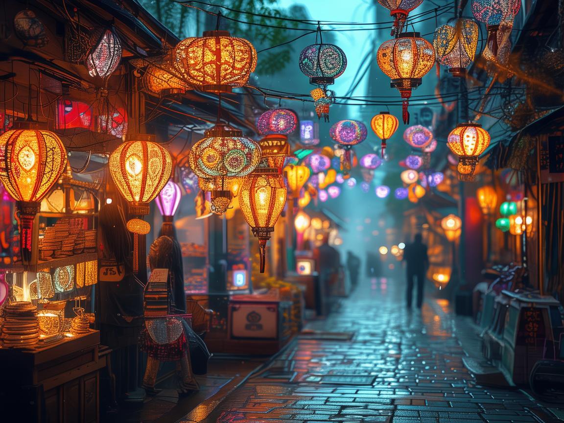 夜市灯光设计，如何营造独特而温馨的夜间氛围？