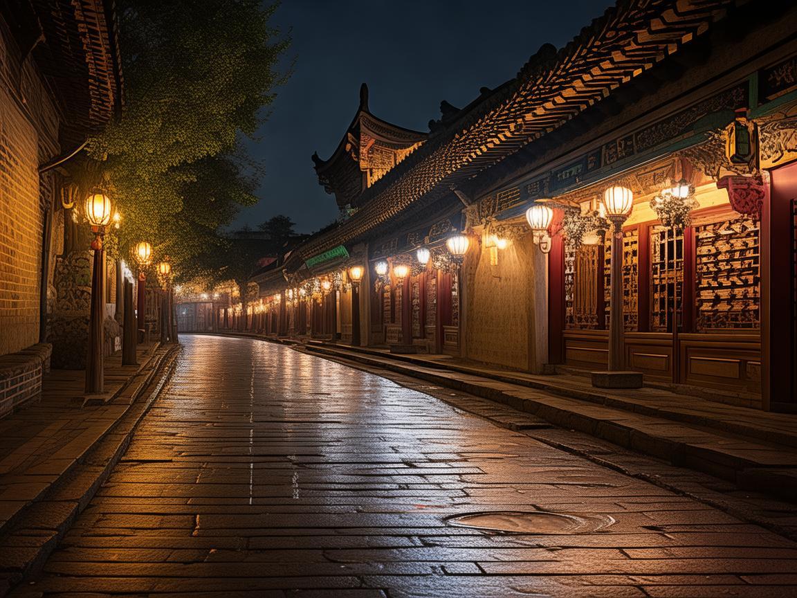 曲阜古城的灯光设计，如何通过光影讲述千年文化故事？