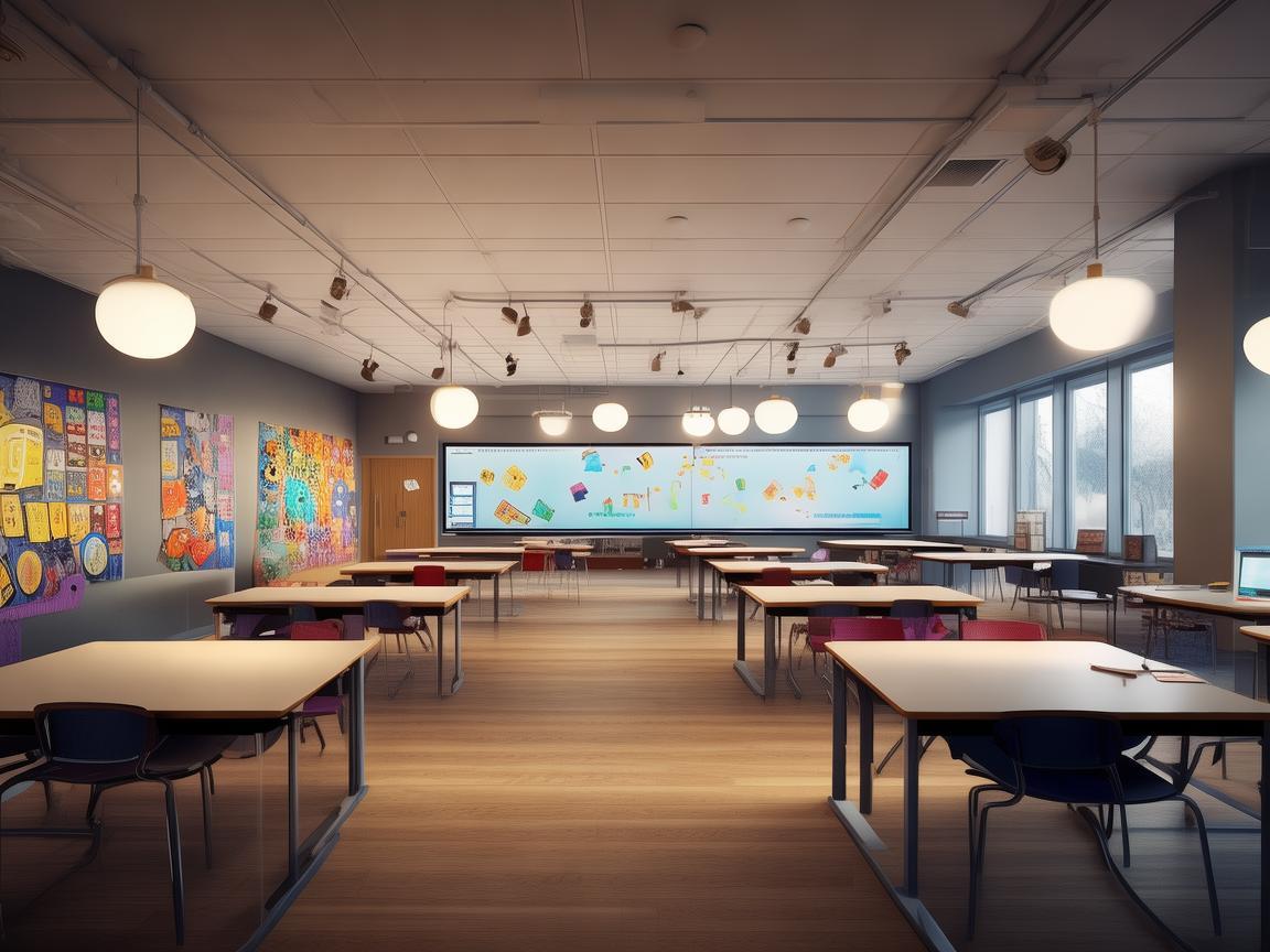 中学灯光设计，如何打造安全而富有创意的学习环境？